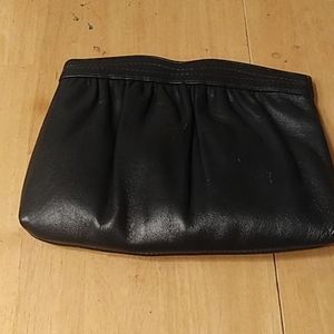 Vintage navy blue clutch strap included